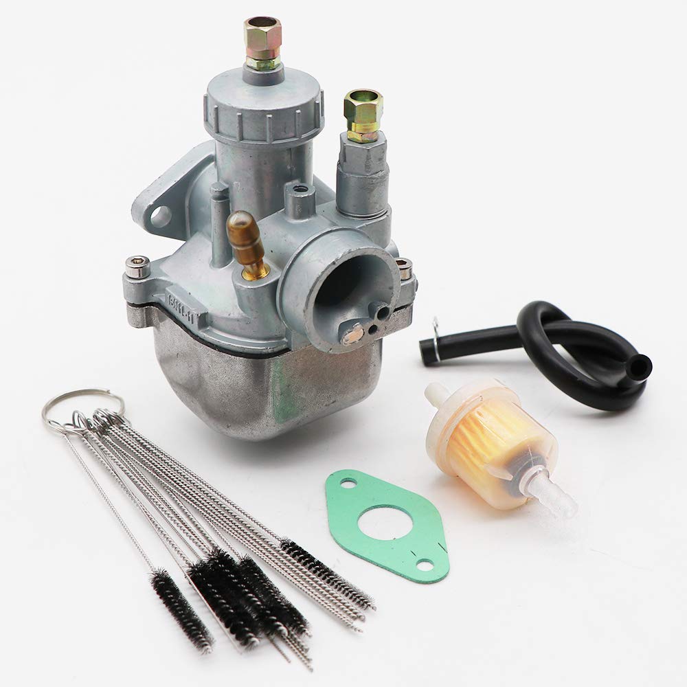 Vergaser 16mm 16N1-11 für Simson S50 S51 S53 S70 KR51/2 ZT Tuningvergaser, + Vergaser Carbon Reiniger Kit & Kraftstofffilter Dichtung