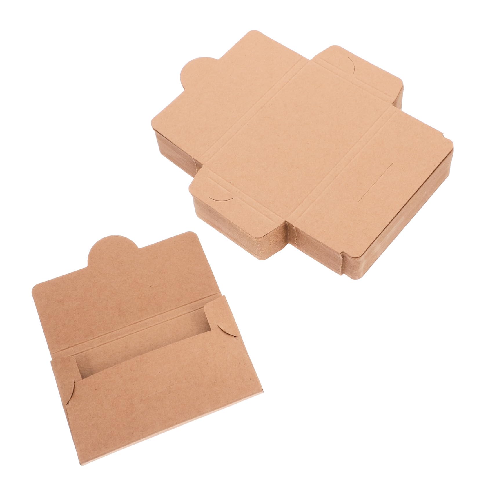 Uonlytech Emballage Carte Cadeau 50 Pièces Pochettes Pour Cartes De Crédit En Papier Kraft Porte-Cartes Vides Pour De Visite D'Identité Hôtels Bureaux Et Voyages 4.13X2.56in