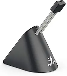 Sisyphy Elástico para mouse para jogos, suporte para cabo de mouse e dispositivo de gerenciamento de cabo (preto, 360g)