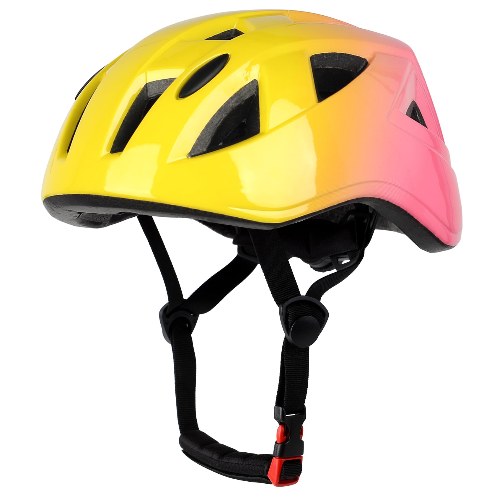 Casco de bicicleta para niños, 2 tamaños ajustables para niños y niñas de 3 a 5 a 8 a 14 años, ventilación y multideporte para patines de bicicleta