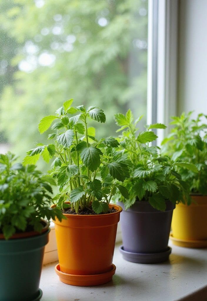 Pudina (Mint) (back of 3) (rikiy10) | Air Purifying, Low Maintenance, Office & Bedroom Decor, Easy Care, Lucky Plant-image-33