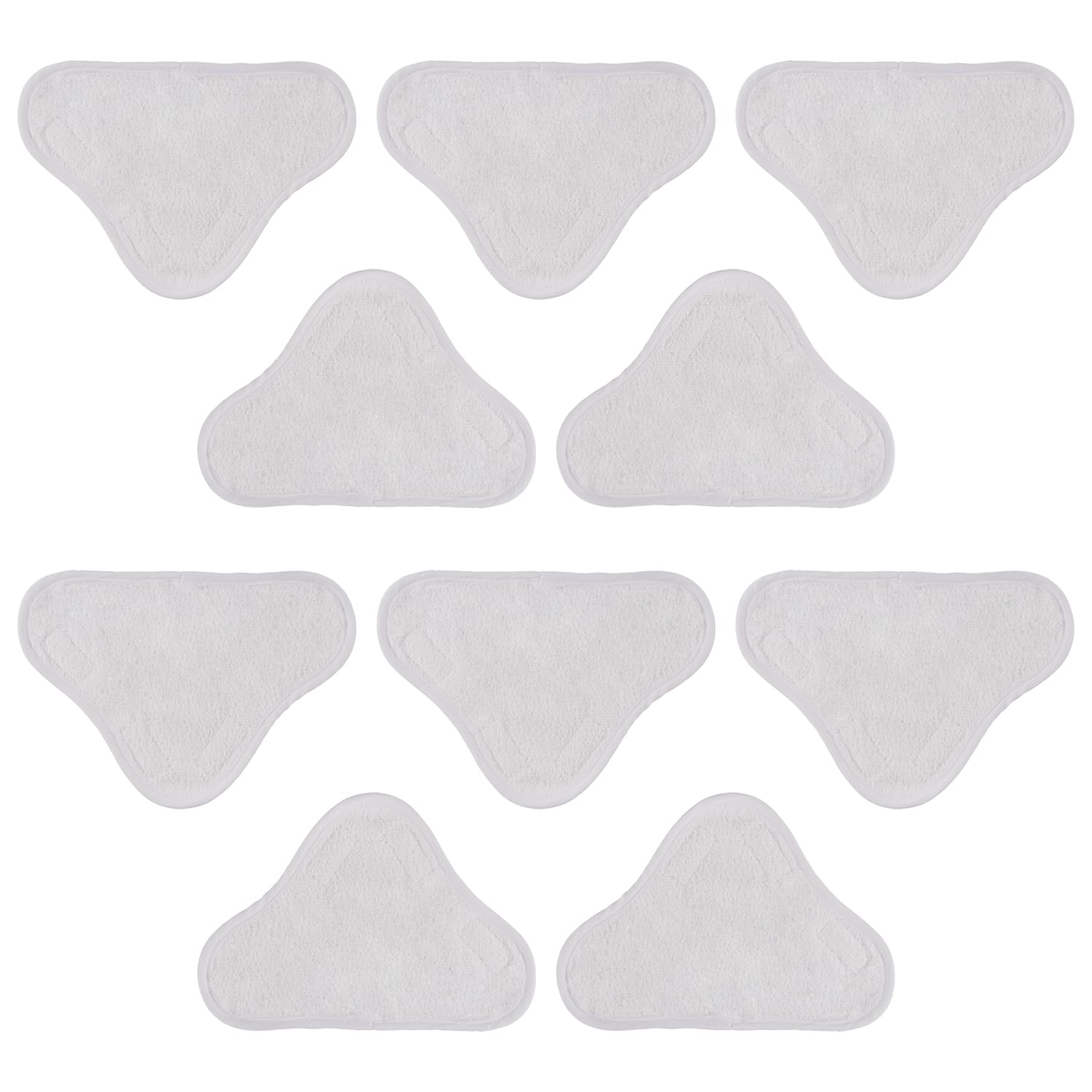 Reusable Microfiber Steam Mop Pad fit for H2O H20 X5 Steam Mop Cleaning Pads(Pack of 10pcs)