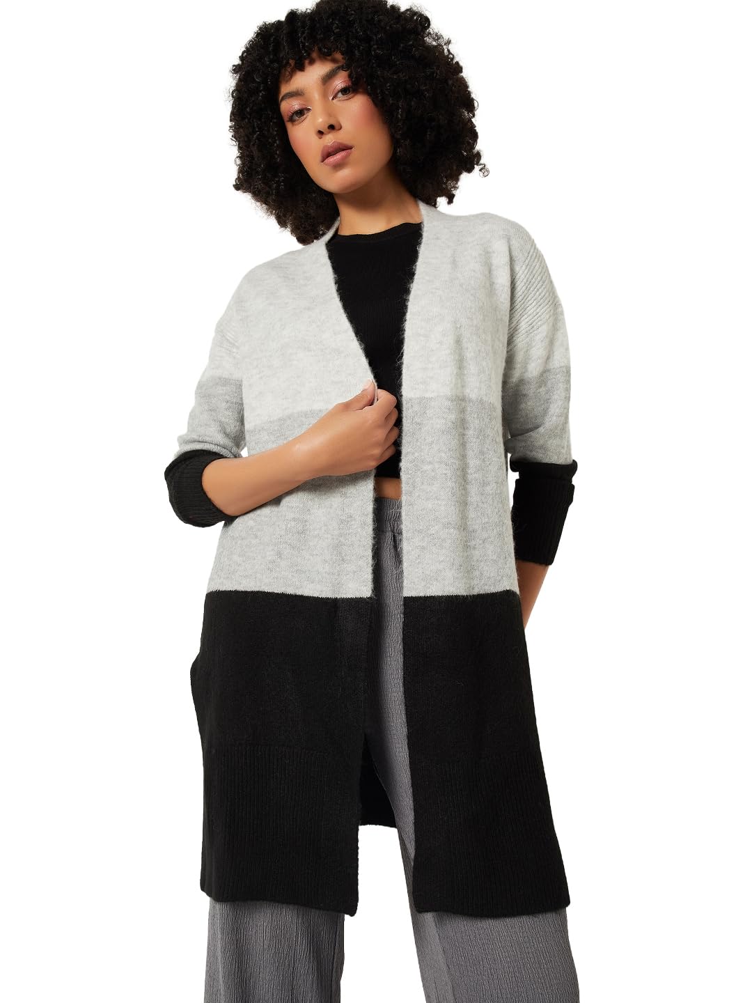 max Women's Cotton Blend Casual Cardigan-picture-41