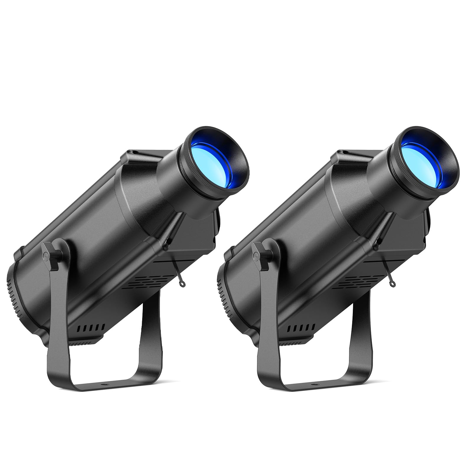 2PCS 100W LED Pin Spot Luce RGB 4 in 1 Proiettore a Sfera da Discoteca 4 Modalità controllo con Regolazione manuale Spot Lights per Feste Matrimoni Spettacoli Bars Discoteca