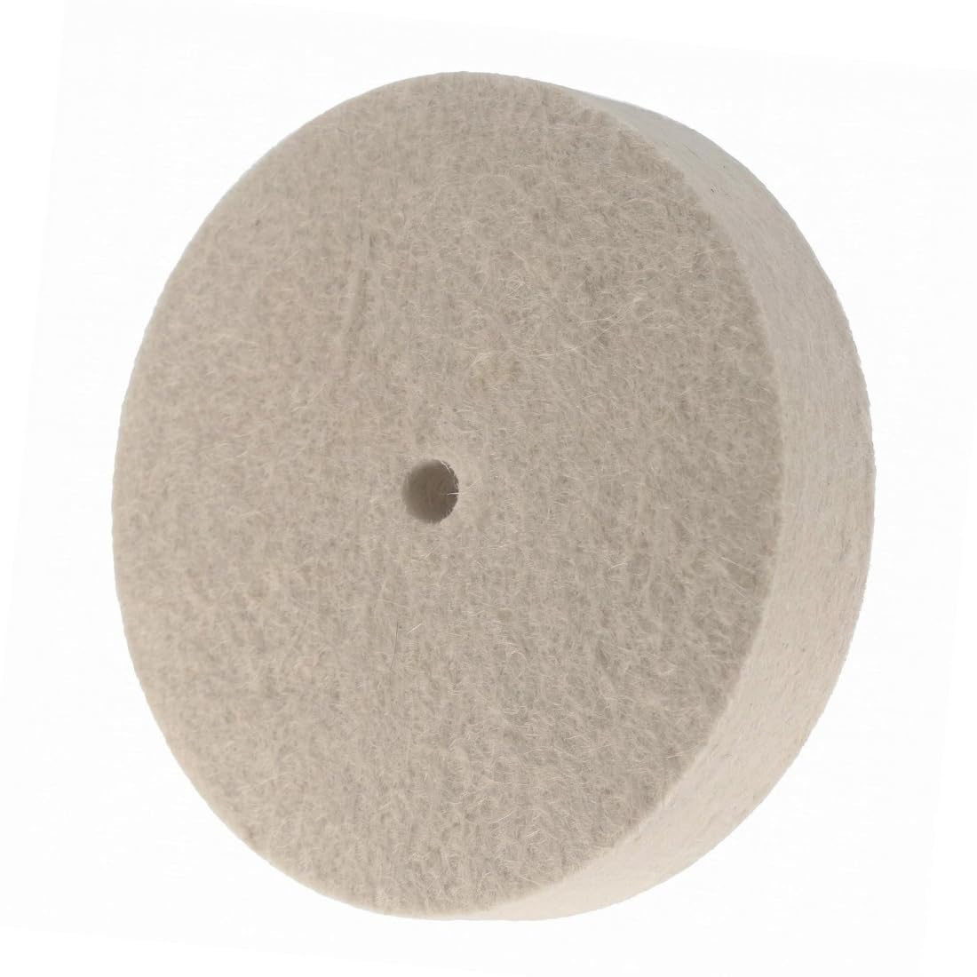 JUNLIXN 6" Hard Wool Felt Buffing Wheel, 5/8" Arbor Hole
