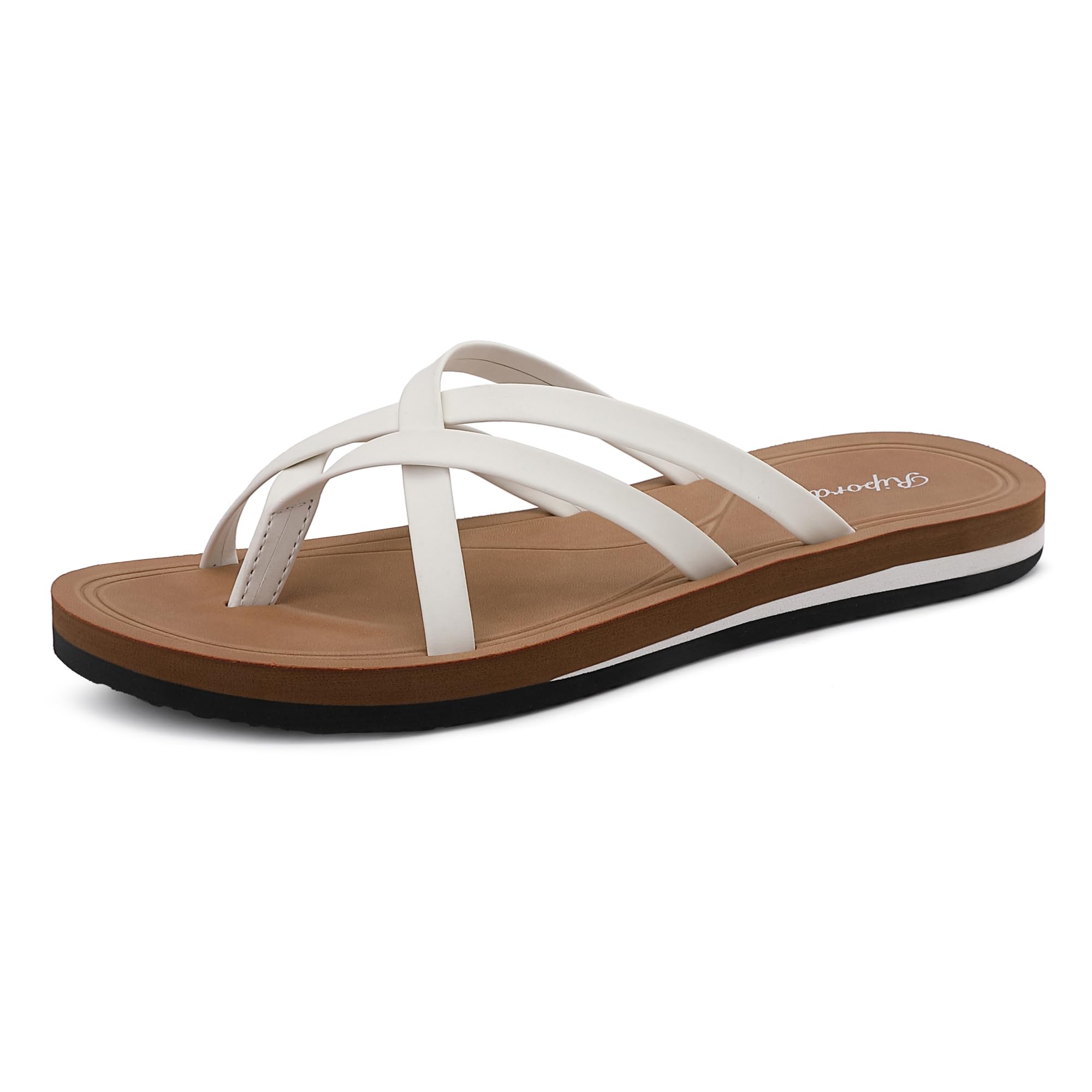Ripord Damen Zehentrenner Flip Flops Sandalen Modischer Weicher Komfort Größe 36-41