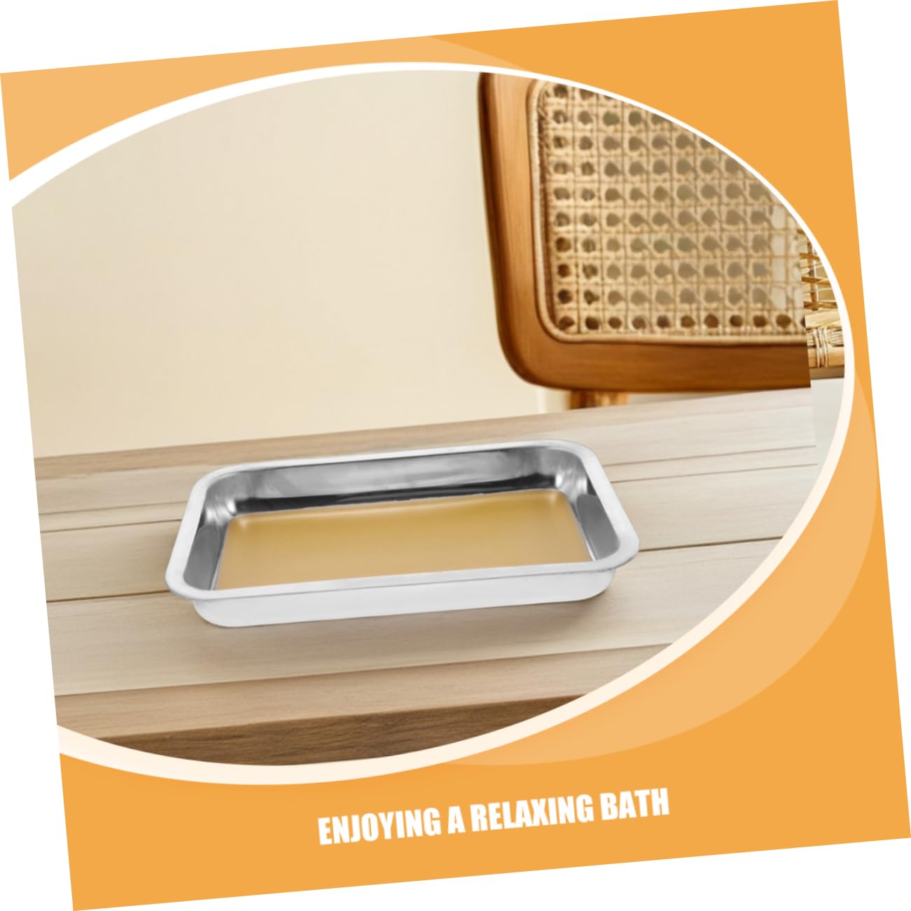 Vaschetta per Dissezione A4 in Acciaio Inox, Set 2 Pezzi