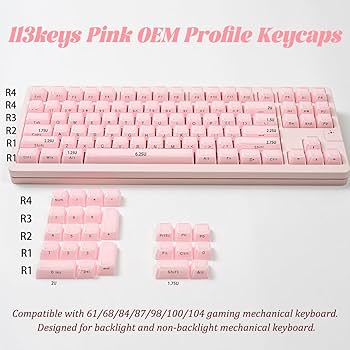 ★Kei ♡★ Amazon.com: GK GAMAKAY Side Printed Shine Through PBT