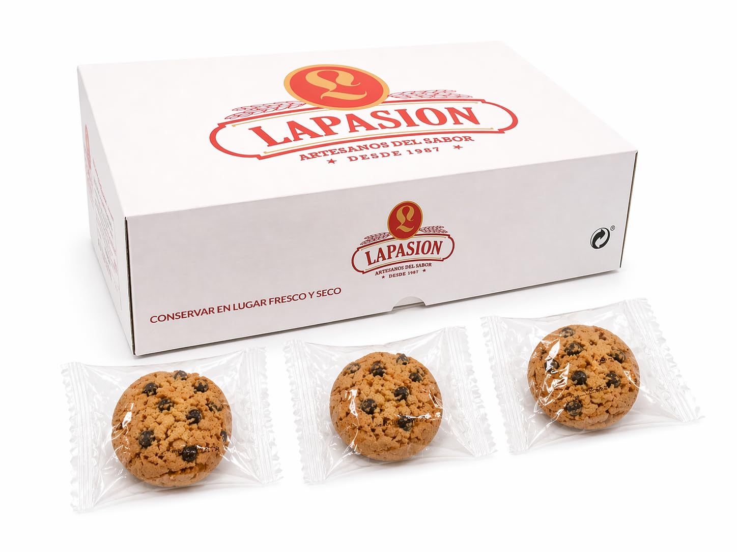 LAPASION - Galletas mini con chips de chocolate | Chispas Chocolate | Galletas individuales | 2kg