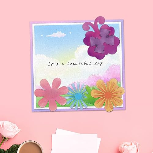 Miniatura 4 de Troqueles de flores de metal para hacer tarjetas, troqueles de marco de mariposa de primavera para decoración de bricolaje, papel artesanal,