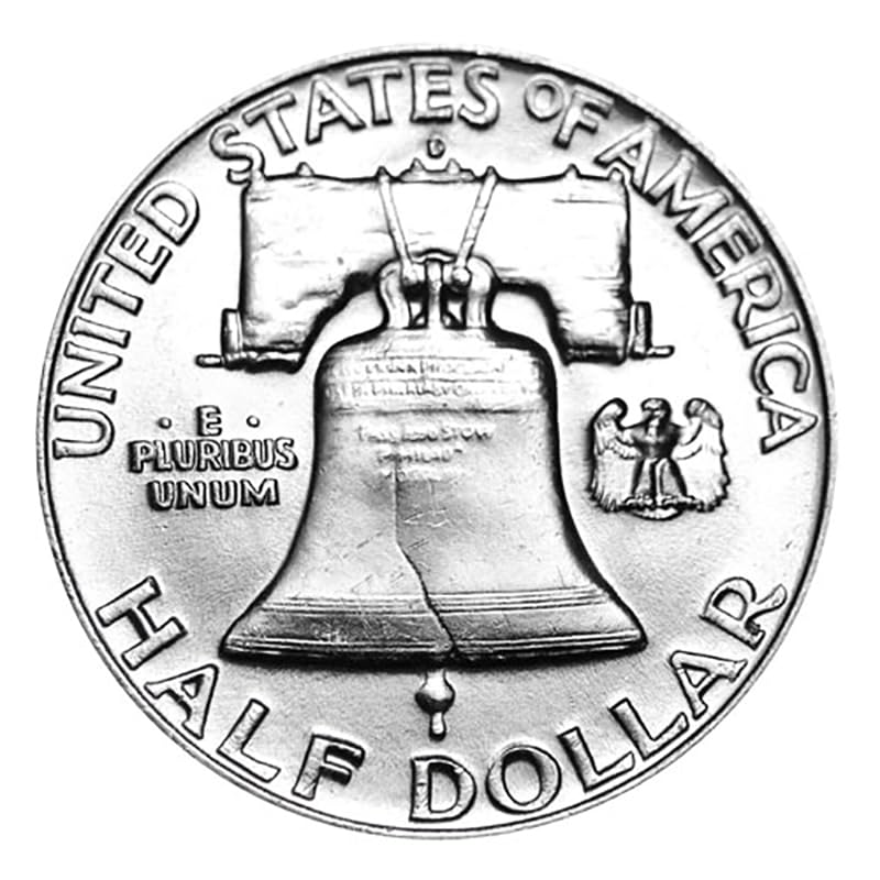 1954 D Franklin Half Dollar Brilliant Uncirculated BU UNC