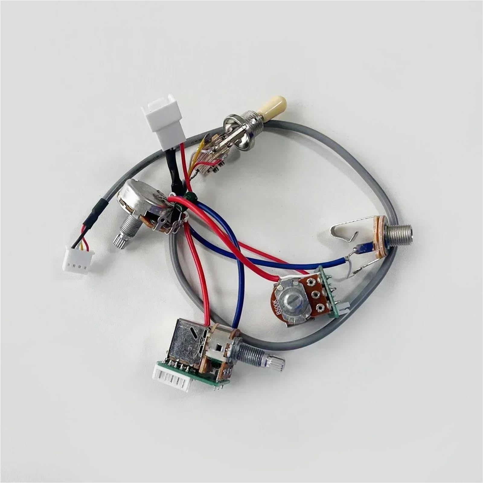 1 Juego De Potenciómetros De Interruptor Push Pull Para Pastilla De Guitarra Eléctrica ST