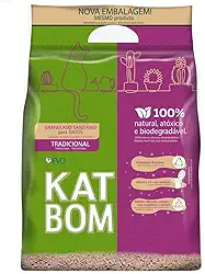 KatBom - Granulado Sanitário Natural, Marrom
