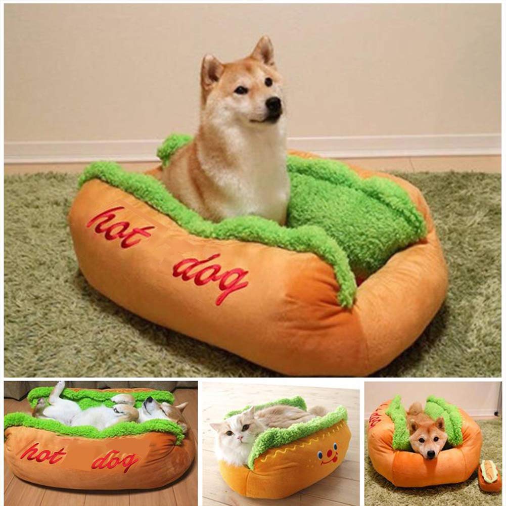 Corgi Hundebett, orthopädisch, niedlich, beruhigend, orthopädisch, klein/mittel/groß, Korbgeflecht, Anti-Angst, Memory-Schaum, fusselfest, unzerstörbar, bequem, Schlafhöhle