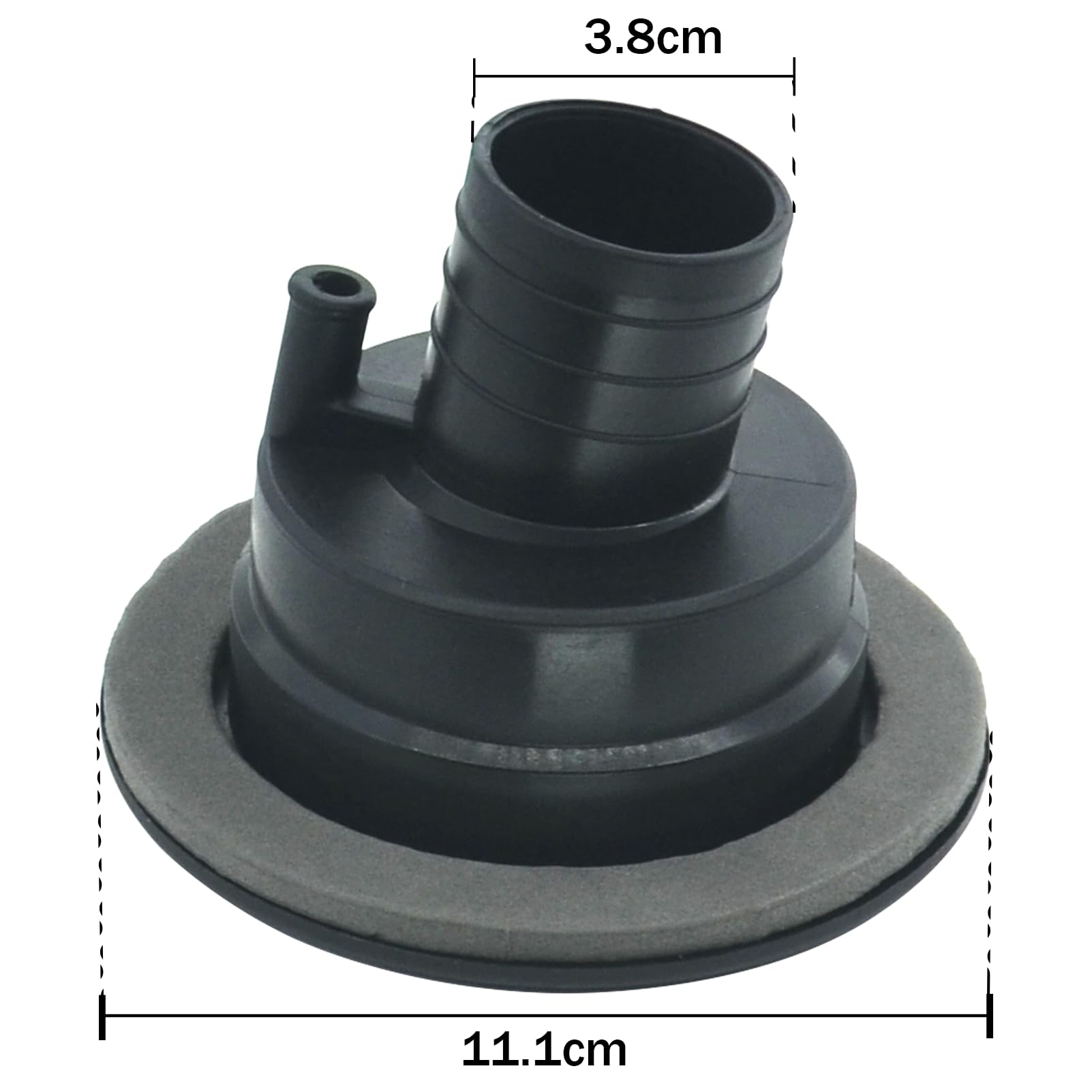 Tappo per serbatoio dell'acqua con profondità di 80mm per camper, roulotte, rimorchio, camper RV, chiusura di riempimento dell'acqua