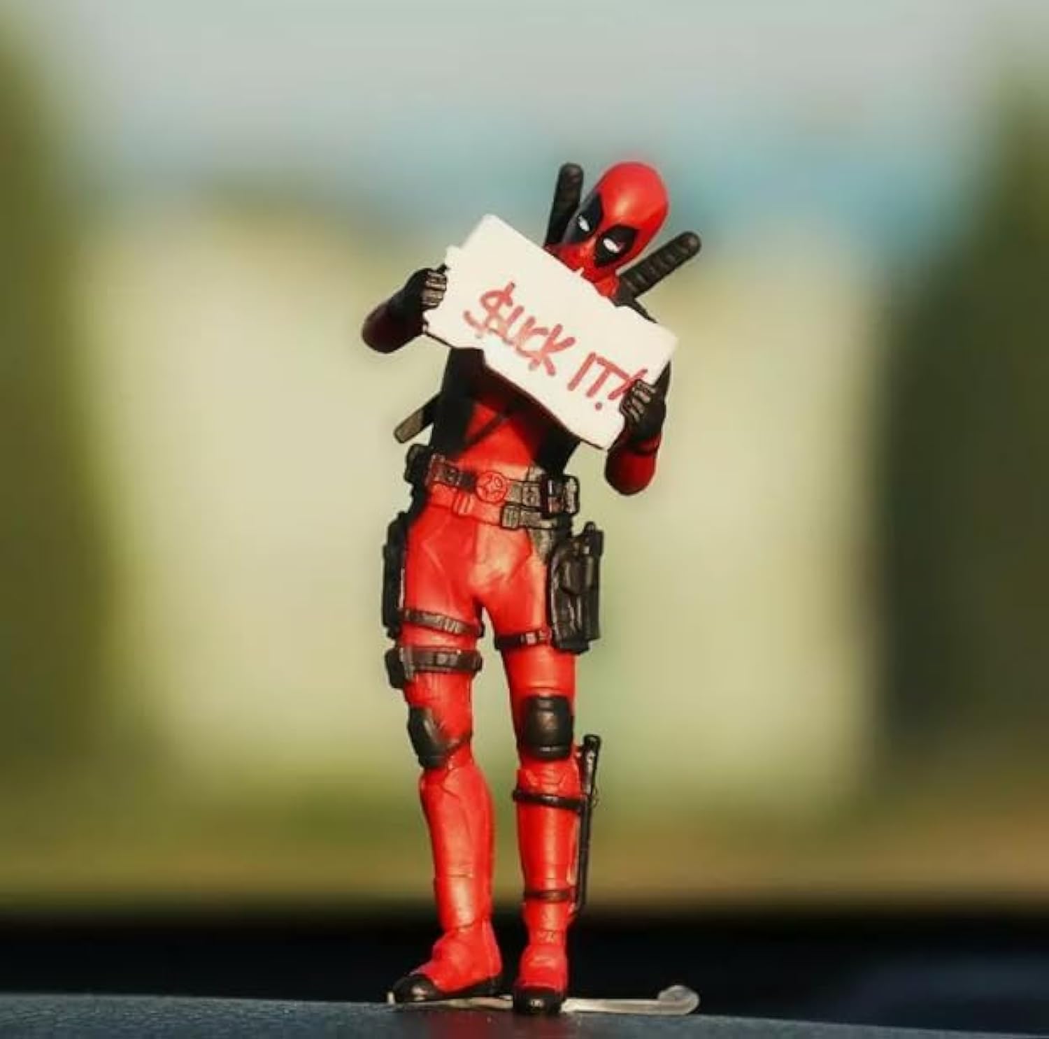 Deadpool Figurine Car Accessories, Classics Anime Figures Model for Home, Car, Desk and Computer Decorations Action figure(Style 6)