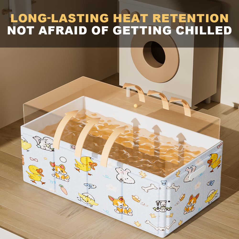 Bañera Bebé Plegable, Modelo Portátil para Recién Nacidos y Niños 0–3 Años, Diseño Ahorra Espacio con Animales, PVC Impermeable, para Ducha, Viaje y Casa, Amarillo