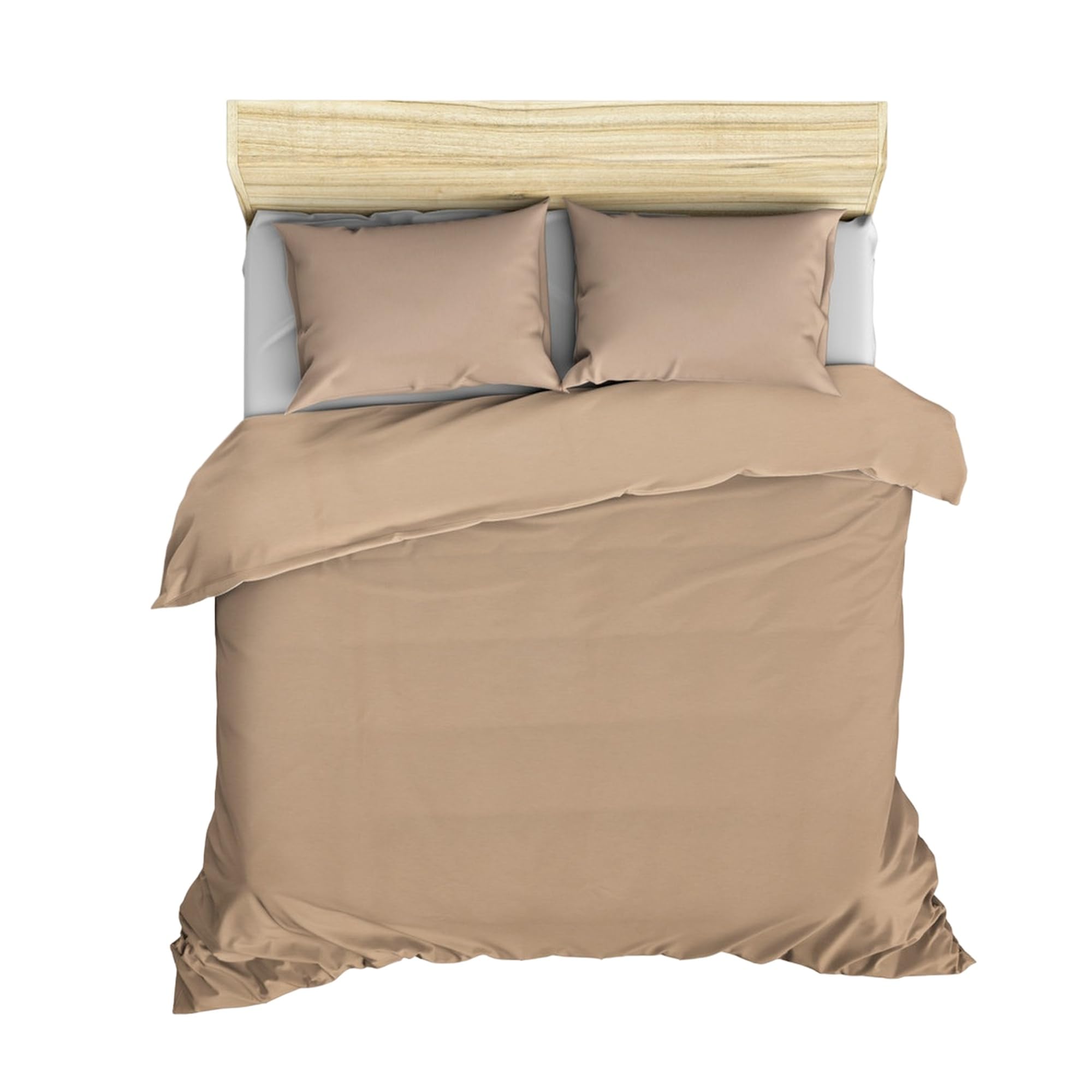 WELL HOME MOBILIARIO & DECORACIÓN Duvet Cover Set + 2 Pillowcases 240 x 220 cm Beige