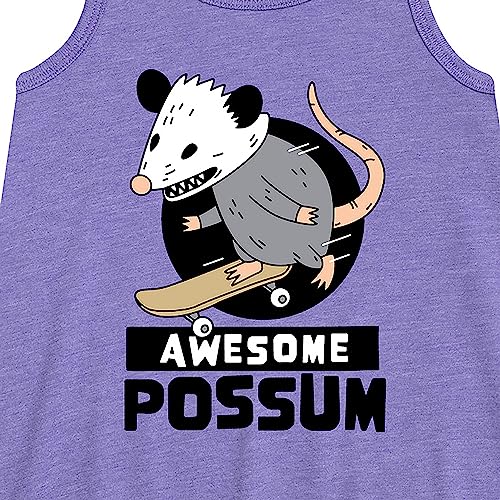 Instant Message - Awesome Possum - Toddler & Youth Girls A-line Dress2