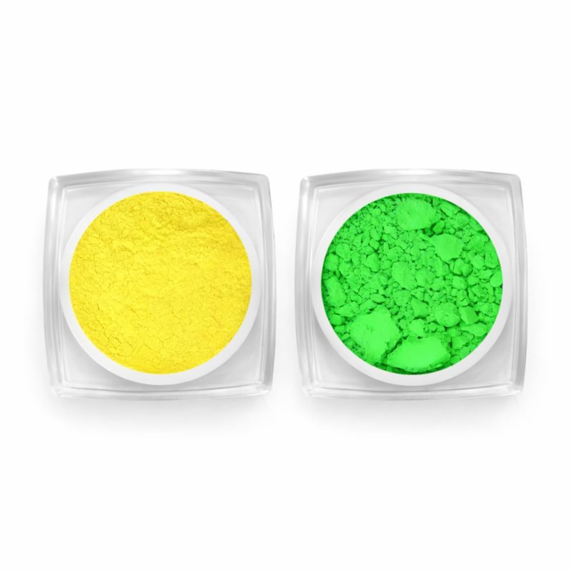 Shimmer Dust Glitter Eyeshadow Combo Set - Pack of 2 | for Makeup, Nail Art, Crafts, DIY Projects | Long - Lasting | Suitable for All Skin | 10gram Each | (Yellow + Neon Green)-image-19