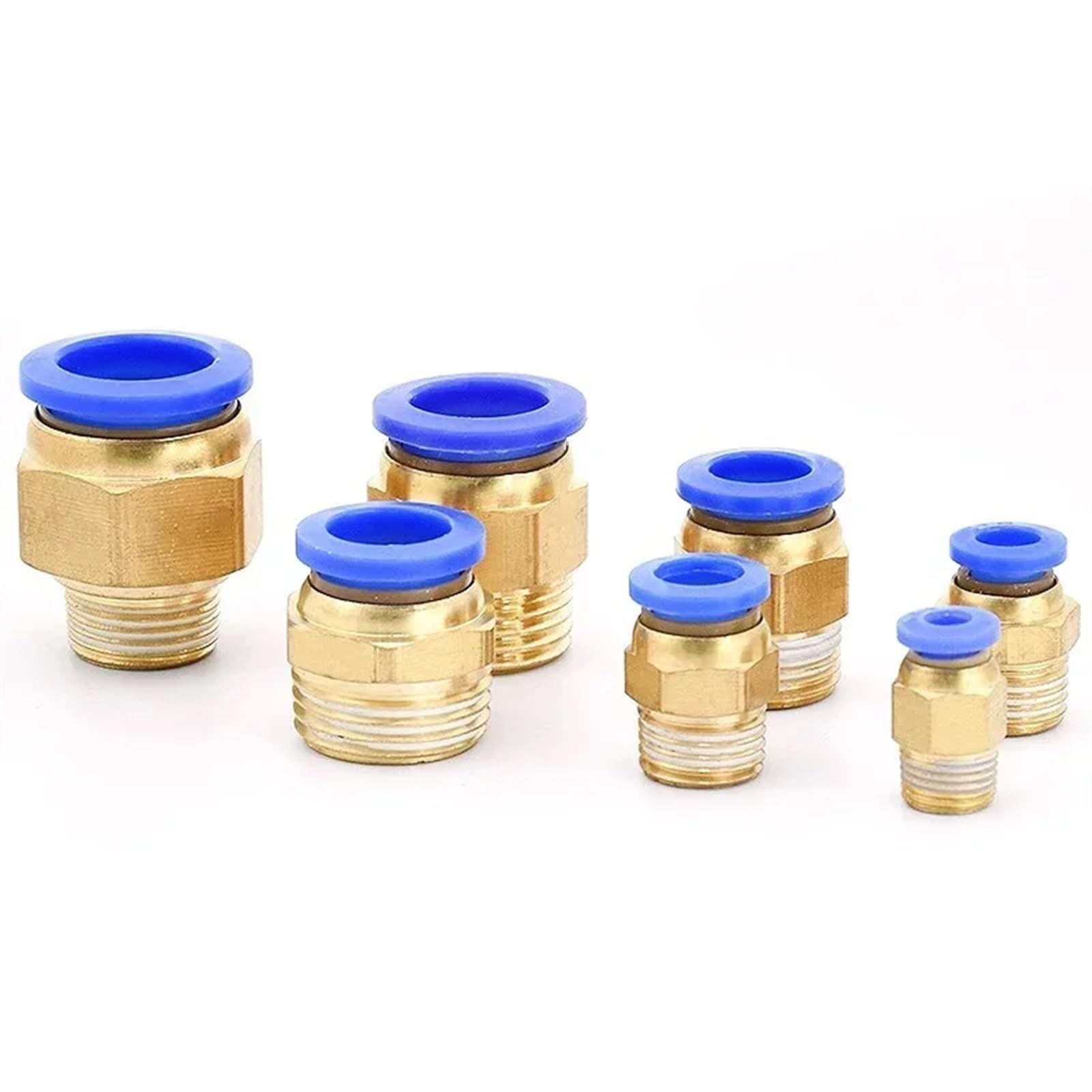 Raccordo pneumatico for aria PC 4/6/8/10/12mm Filettatura 1/8 1/4 3/8 1/2 Raccordi for tubi flessibili Connettori rapidi(PC6-M12x1.75)