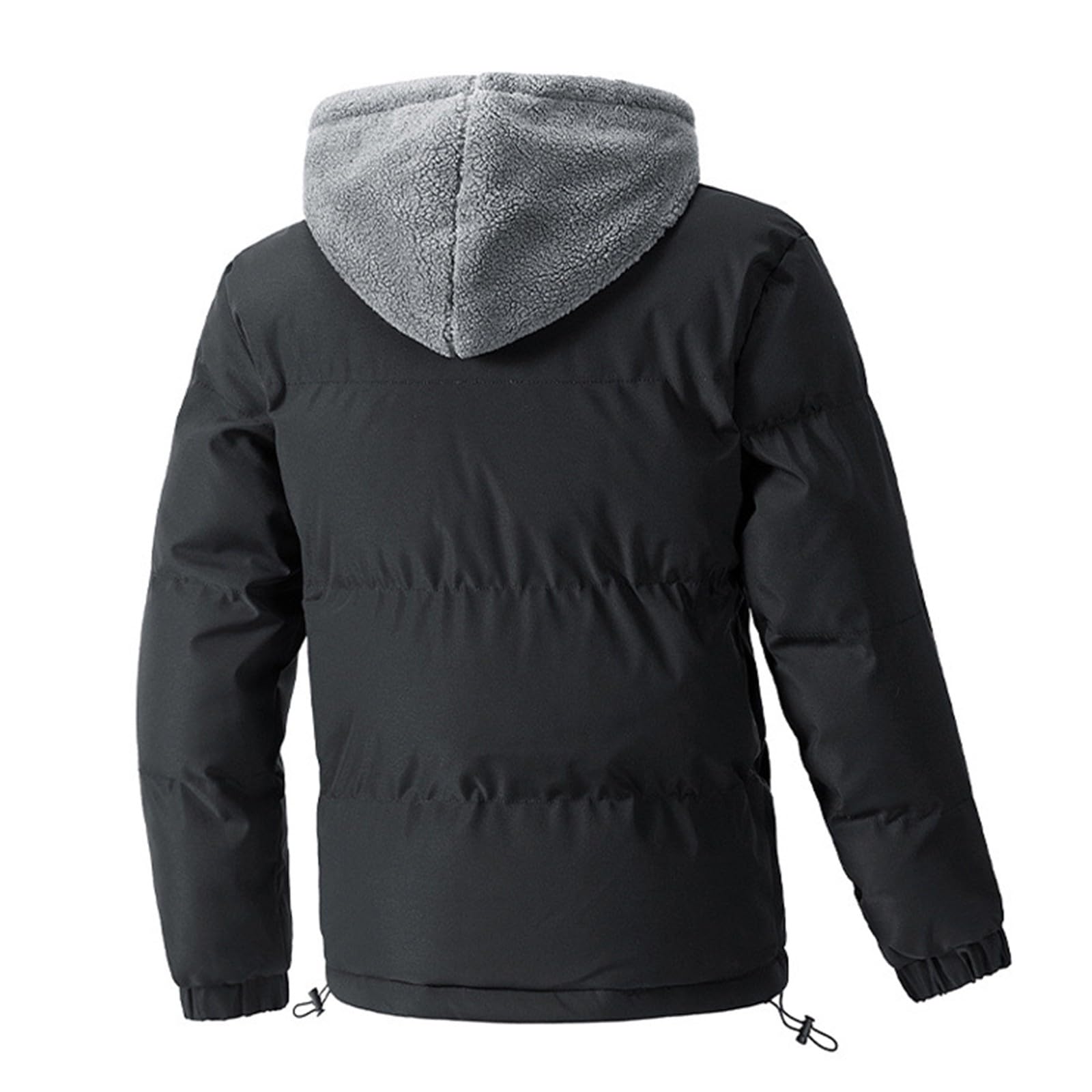 Giacca invernale da uomo: calda giacca trapuntata con cappuccio, piumino da uomo, vestibilità comoda, antivento, giacca a vento, giacca da esterno, giacca autunnale, cappotto invernale