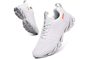 SKDOIUL White Sneakers for Men: Athletic, Running, Walking