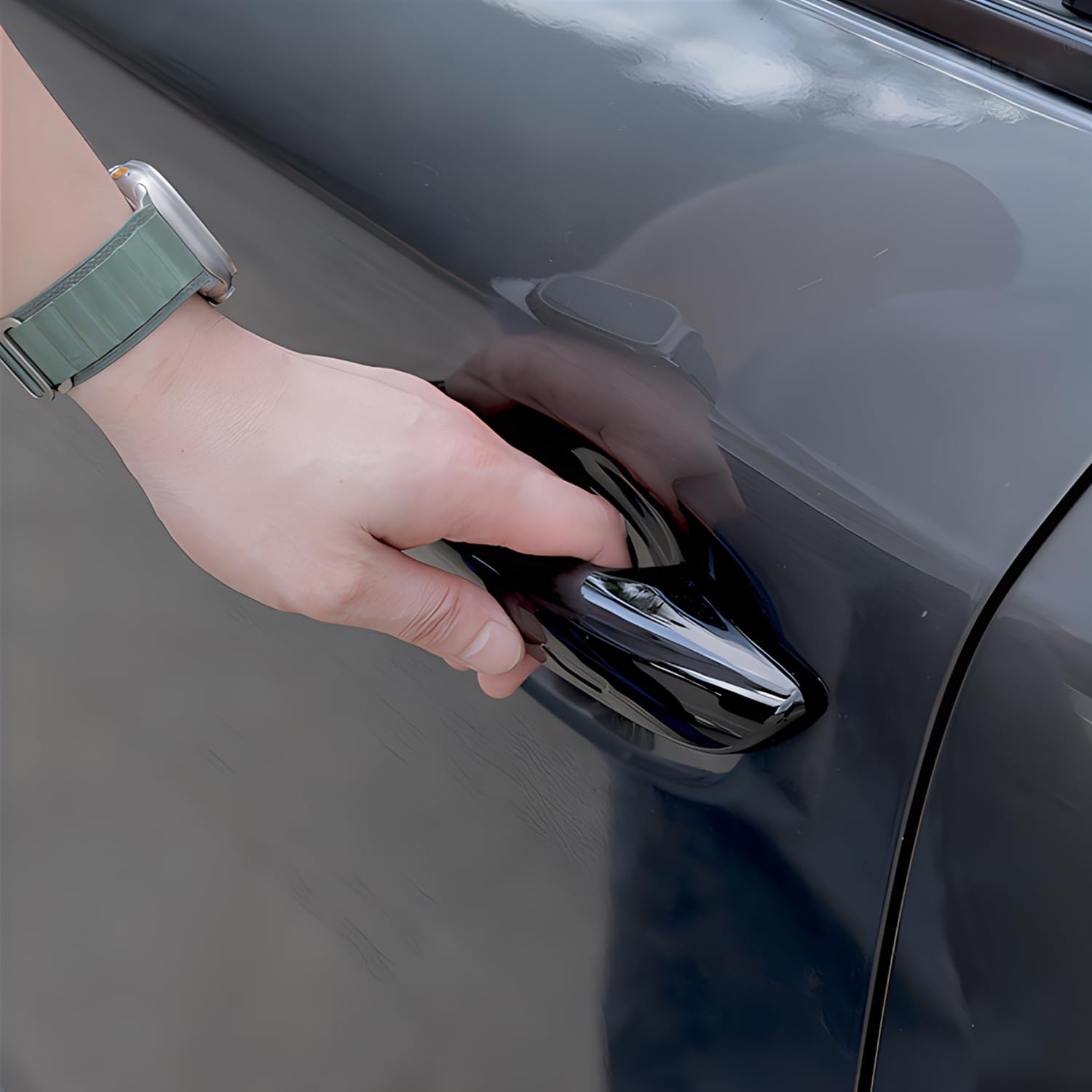 Car Door Stop Check Arm Cover Protector Trim For Mazda 3 / 6 / CX-5 / CX-9 / CX-50 – Matte Black, Clip-On