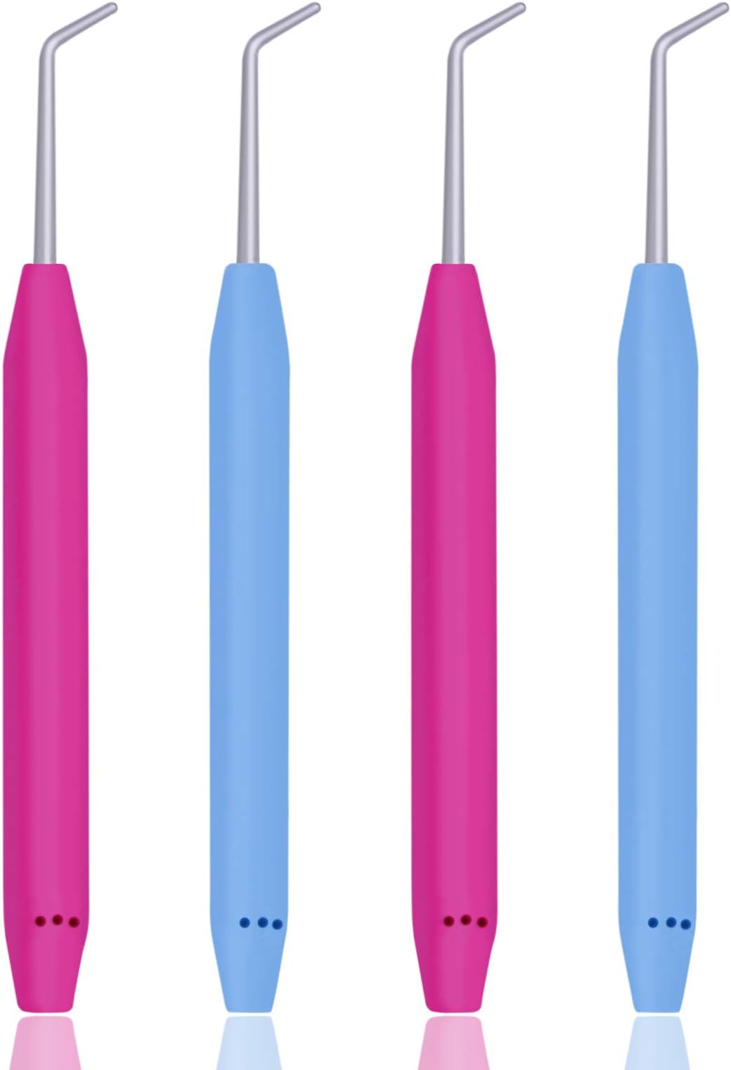 Coopay Knitting Loom Hook Pick Tool, 4pcs Loom Knit Hook Knitting Loom