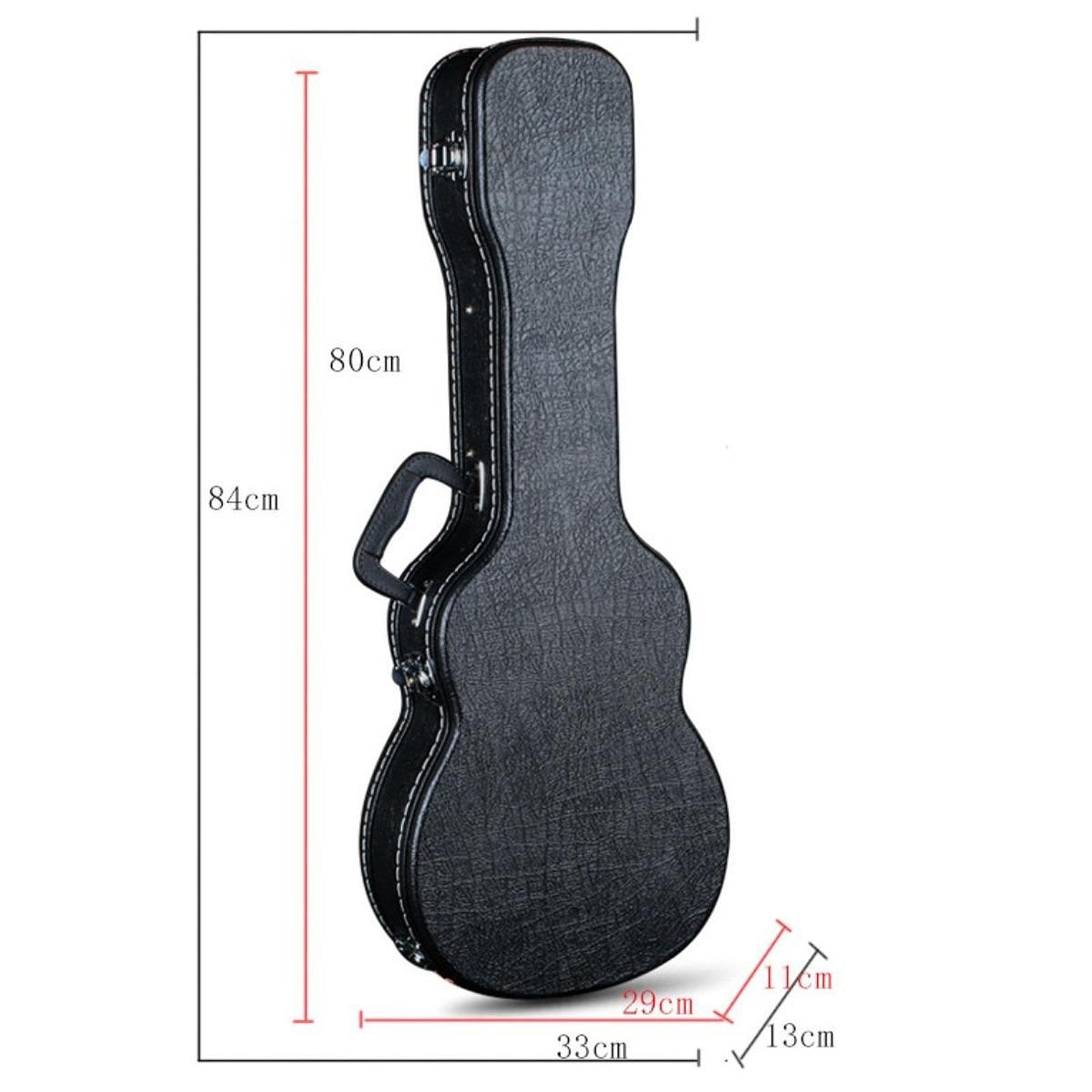 Estuche Rígido para Guitarra Impermeable, Protección Antigolpes para Guitarras Acústicas, Clásicas y Eléctricas
