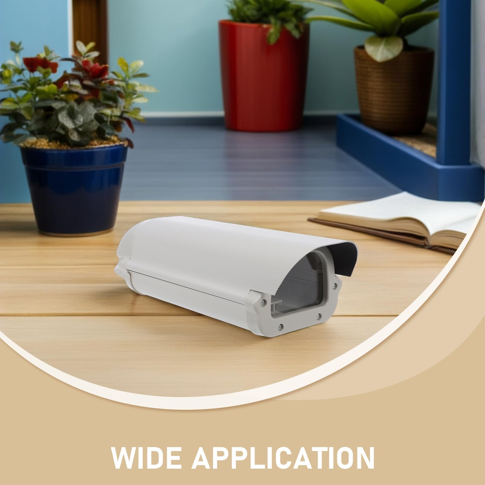 Boîtier pour Caméra de Sécurité Protection Extérieure Pare-Soleil et Pluie pour Caméra Accessoires Protection Murale