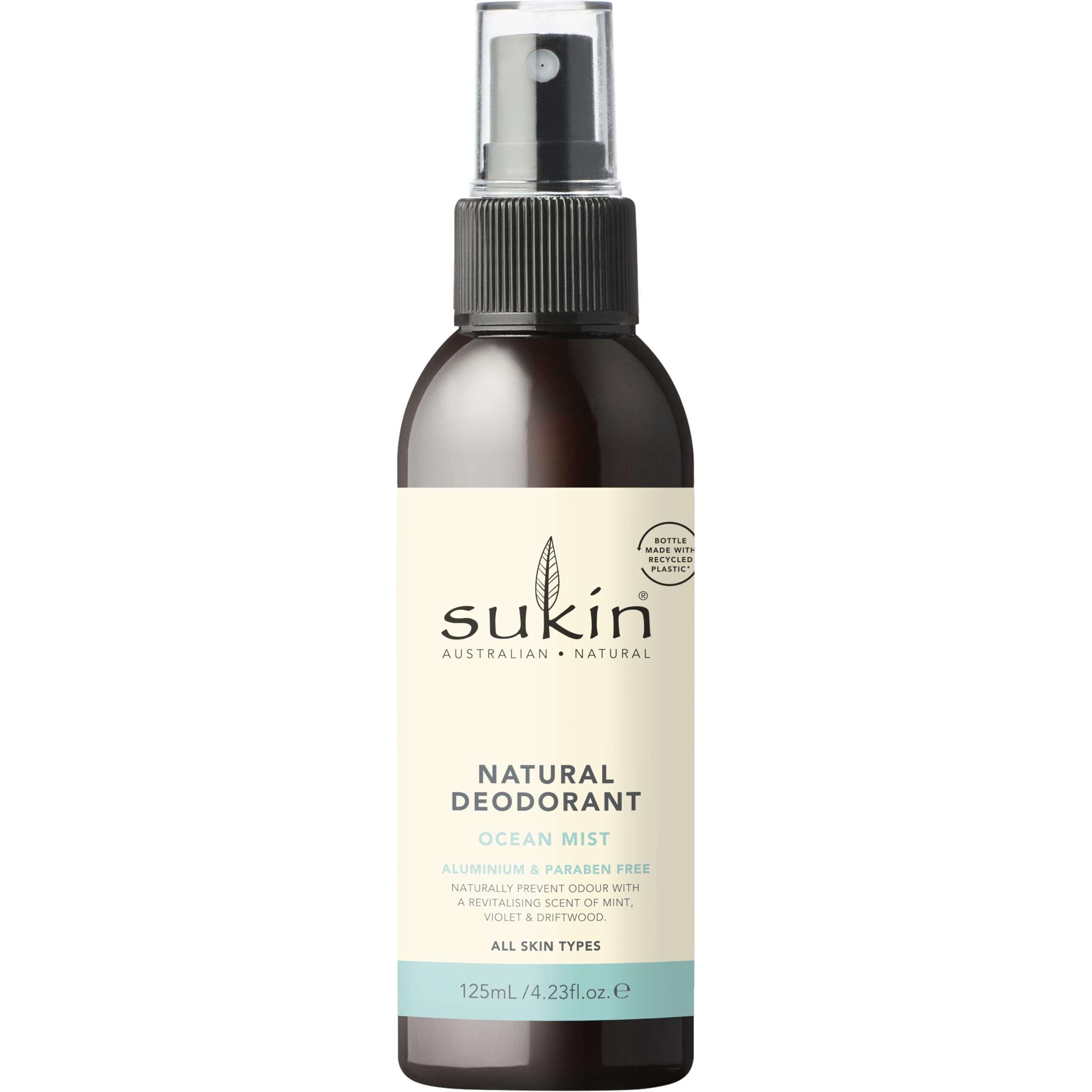 Sukin Natural Deodorant Ocean Mist 125ML