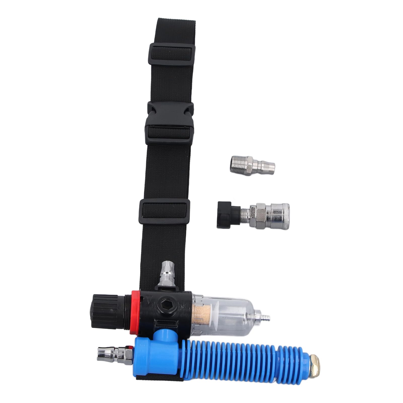 SEAFRONT Thermostat de Casque de Sablage avec Débit de Gaz élevé 35 SCFM Conception Robuste en Résine de Polycarbonate Contrôle de Température Réglable pour les Professionnels du Soudage et du Sablage