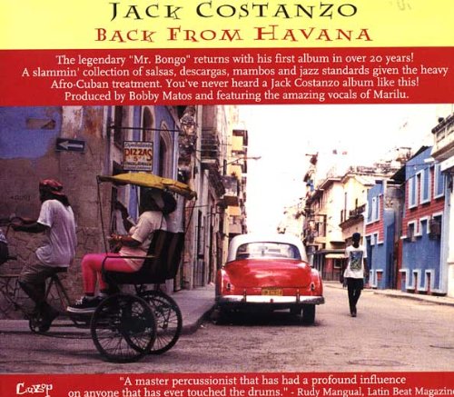 Back From Havana [Audio CD] COSTANZO,JACK
