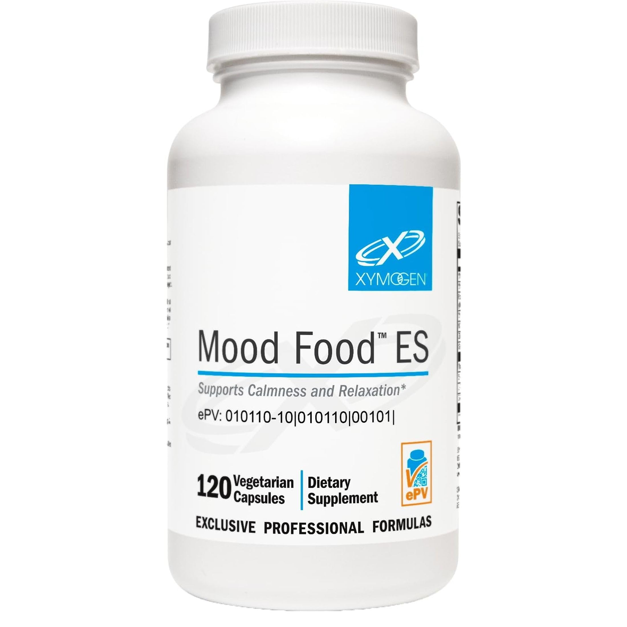 XYMOGEN Mood Food ES, 120 Capsules 120 Count (Pack of 1)