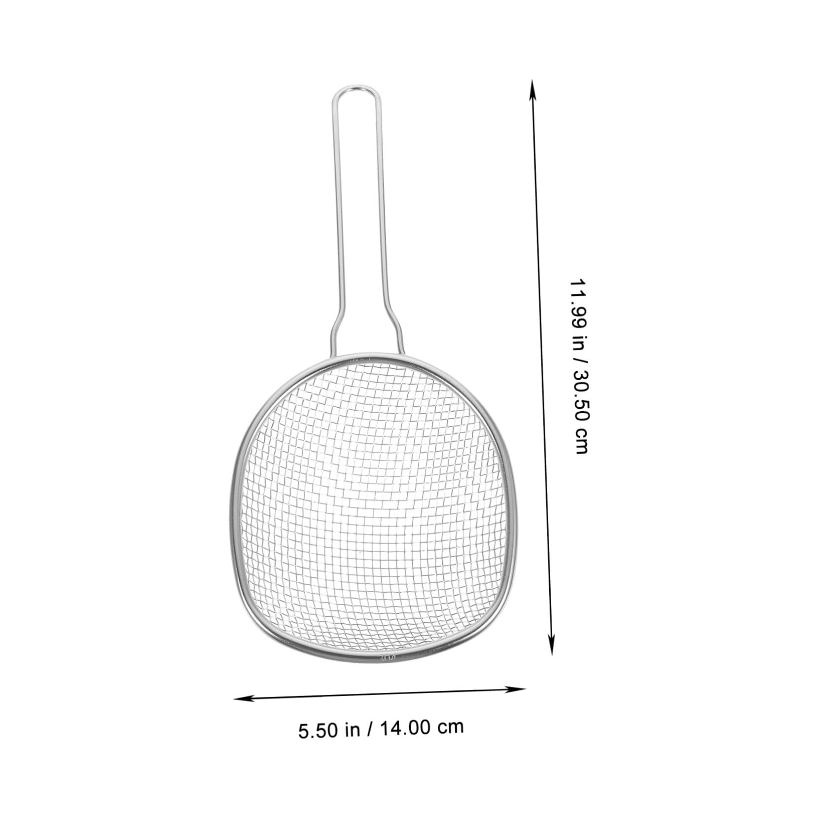 Ustensile de Cuisine Polyvalent en Acier Inoxydable : Une cuillère filtrante en Maille Essentielle pour la Cuisine et la pâtisserie