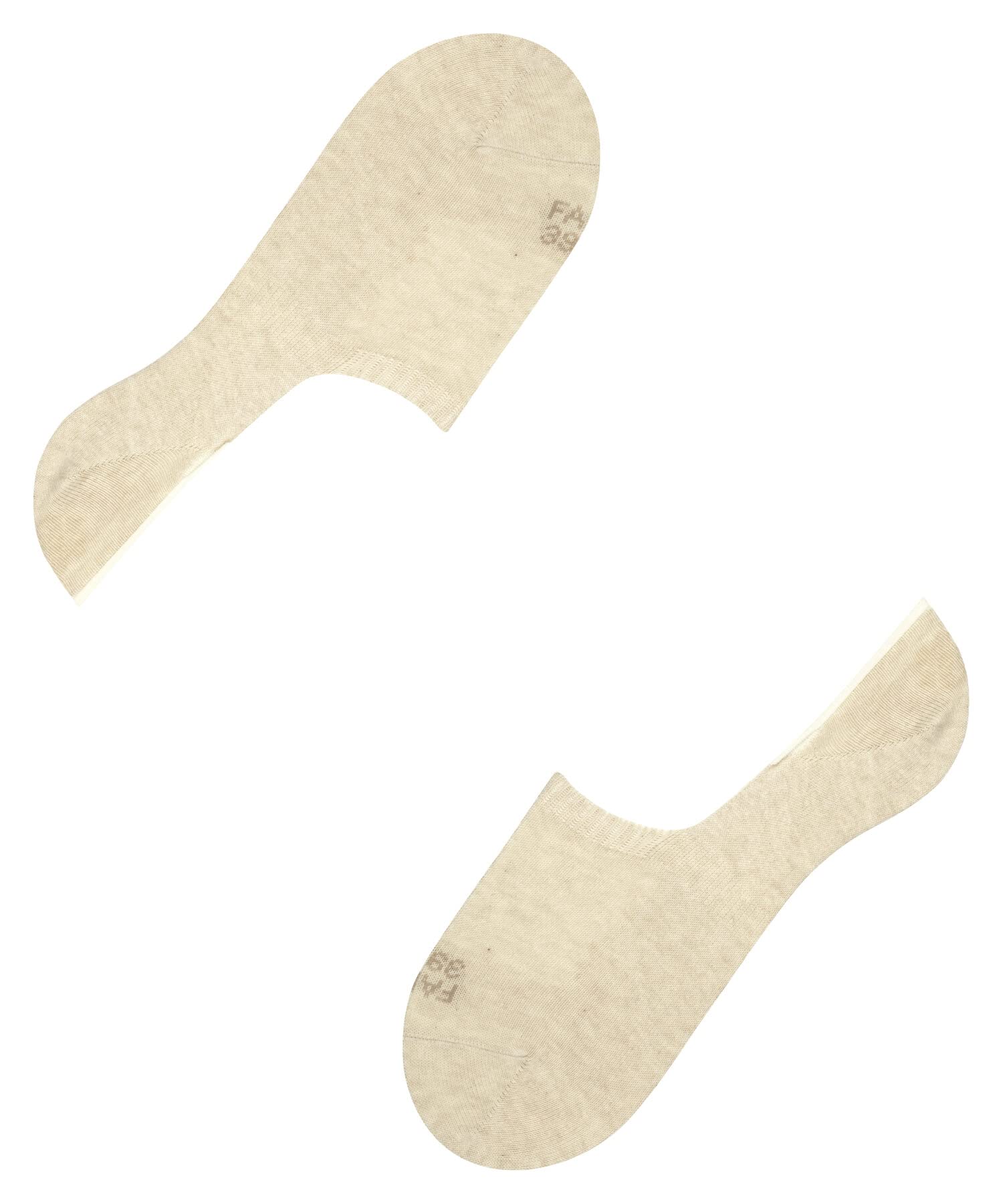 FALKE hombre Invisible Step High Cut calcetines invisibles transpirable sostenible algodón no-show sistema antideslizante invisible en la zona del talón no resbala en los zapatos lisos finos 1 par