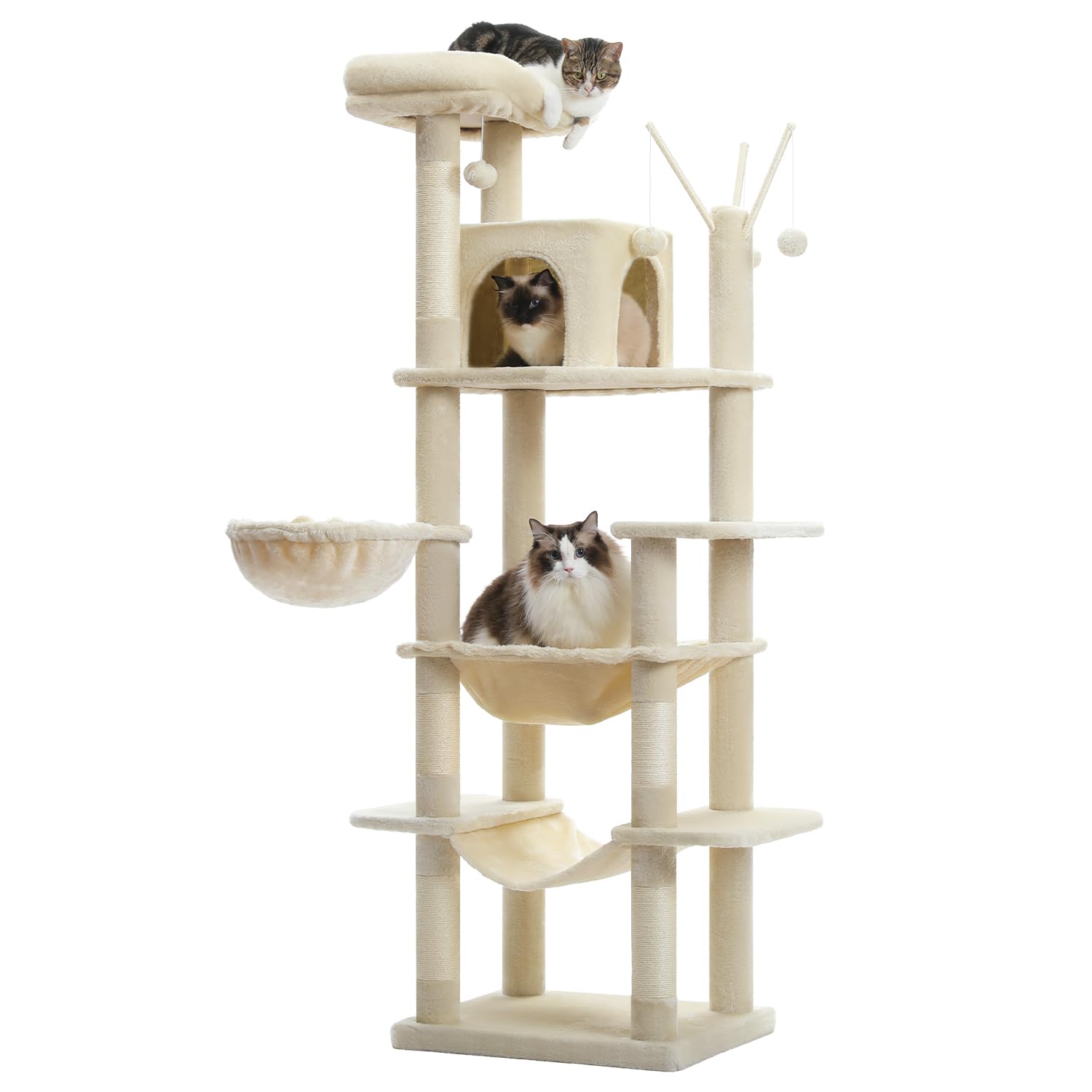 【特価セール】PAWZ Road キャットタワー 多頭飼い 大型猫用 スリム 猫 Amazon | PAWZ Road 【在庫一掃】キャットタワー スリム 多頭飼い 大型