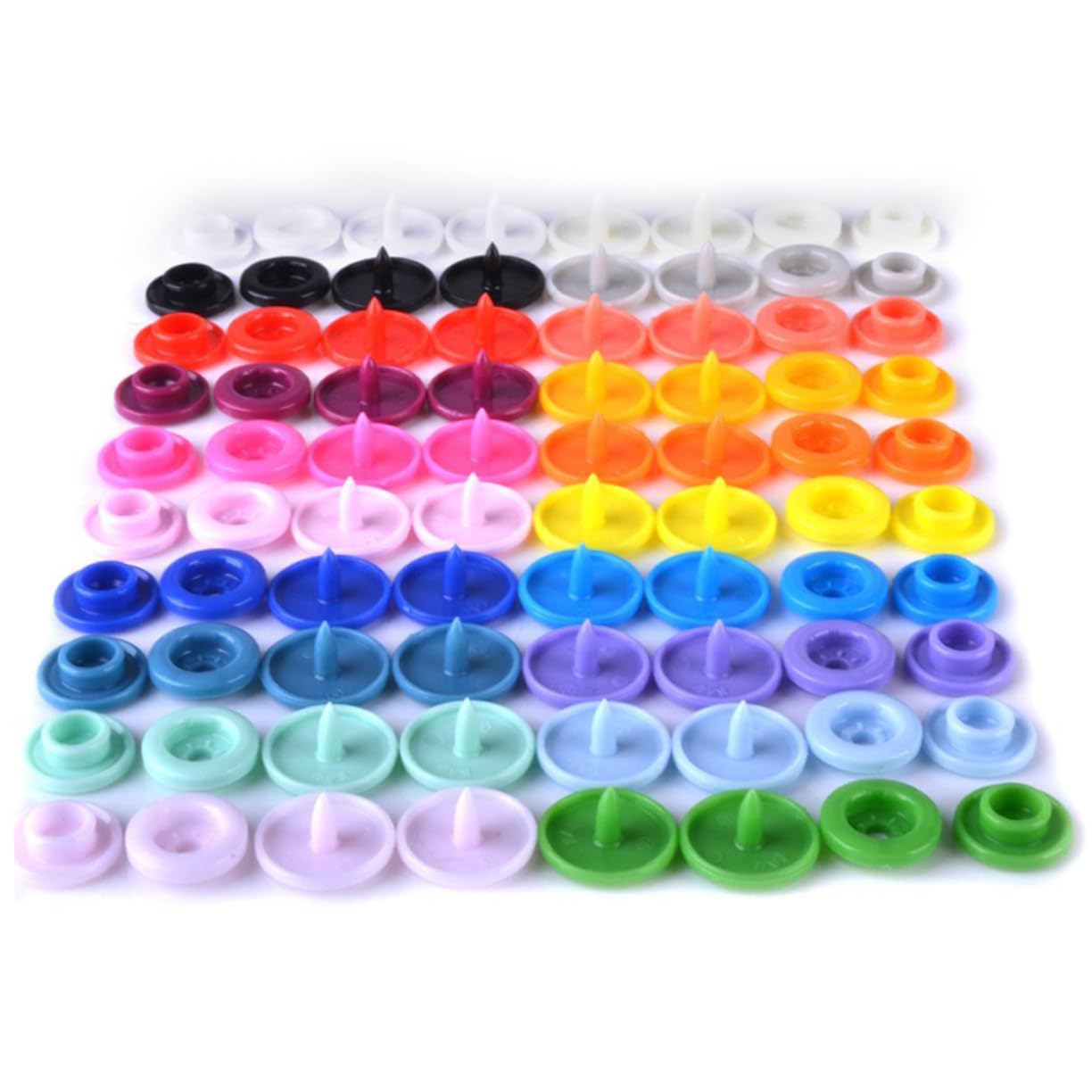 SHINEOFI Kit de Alicates Kam Herramienta Fácil de Usar en 20 Colores para Cierres a Presión 300 Botones de Plástico T5 para Proyectos DIY y Manualidades