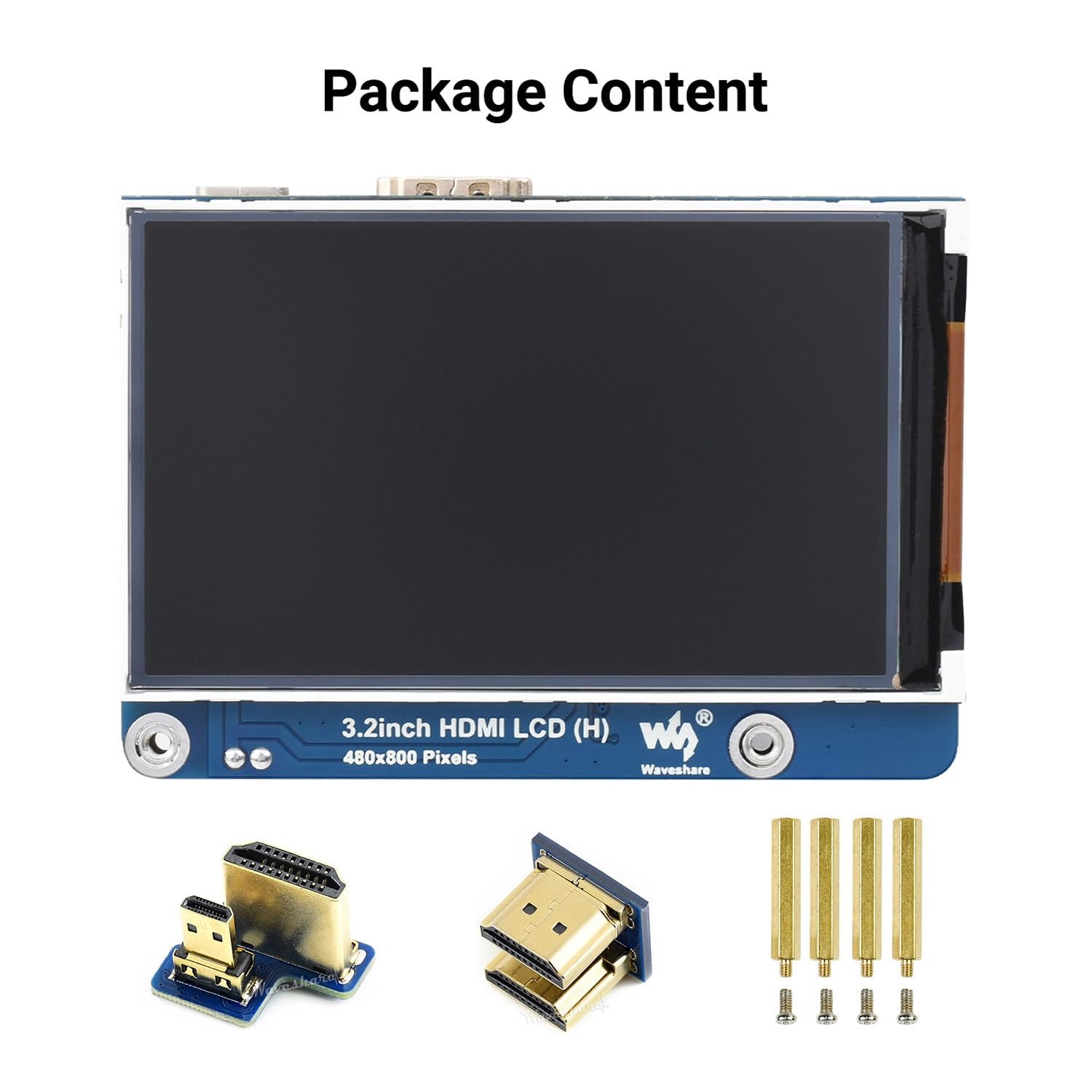 Amazon.com: waveshare 3.2inch HDMI IPS LCD Display Compatible with