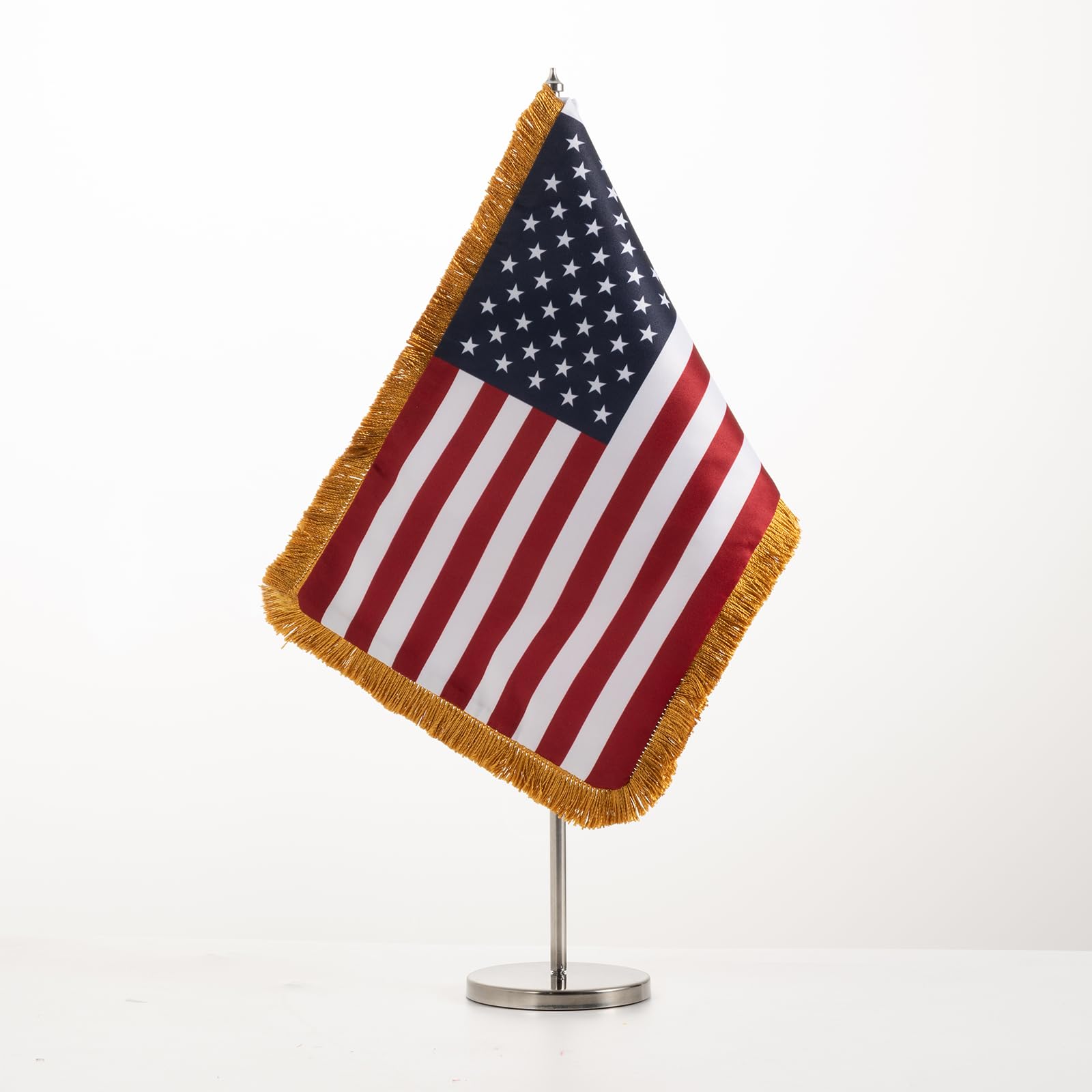 Amazon.com: AMZFLAG American Desk Flag Set with Stand Base, Small