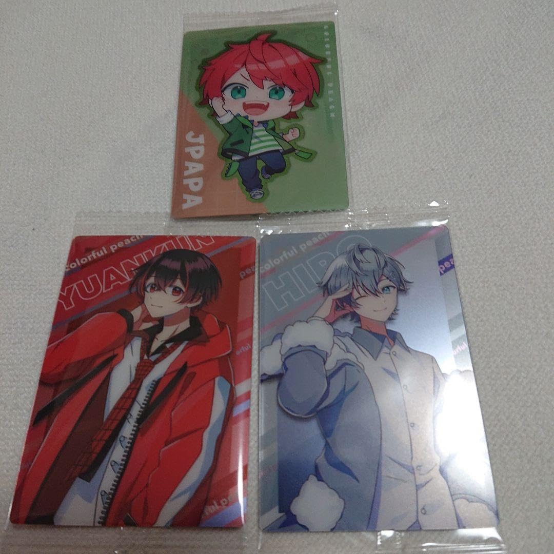 Amazon.co.jp: カラフルピーチ ウエハース カード3枚セット ゆあんくん