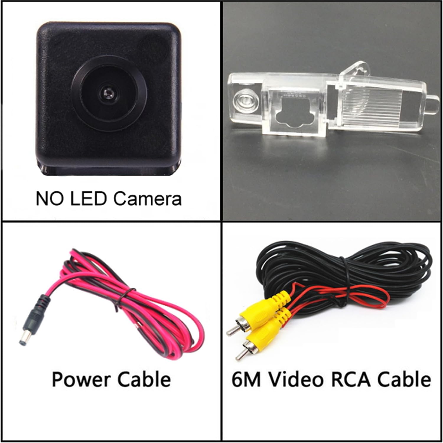 Samochodowa kamera cofania, zamiennik tylnej kamery do Toyoty Hiace GL Grandia Super Grandia Hiace, wodoodporny metalowy monitor sterowania cofaniem samochodu, kamera cofania samochodu, D-4 LED