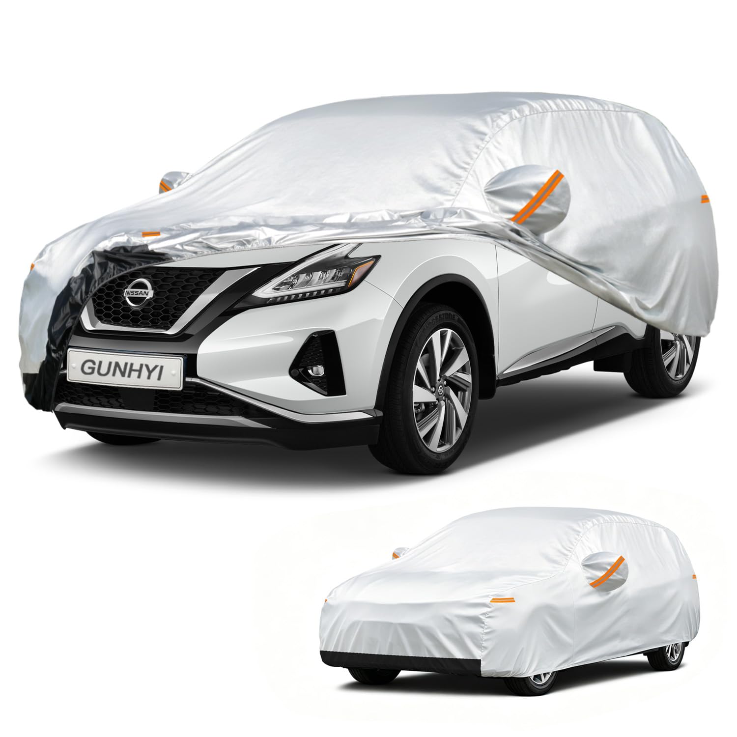 GUNHYI Waterproof SUV Car Cover Custom Fit Nissan Murano (2002-2026) | All-Weather outdoor sun/rain/dust/snow protection, durable breathable Oxford fabric, soft paint-safe, cover for Automobiles.