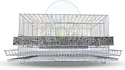 Gaiola Codorna Mini Chinesa Viveiro Bateria Suporta 15 Poedeiras