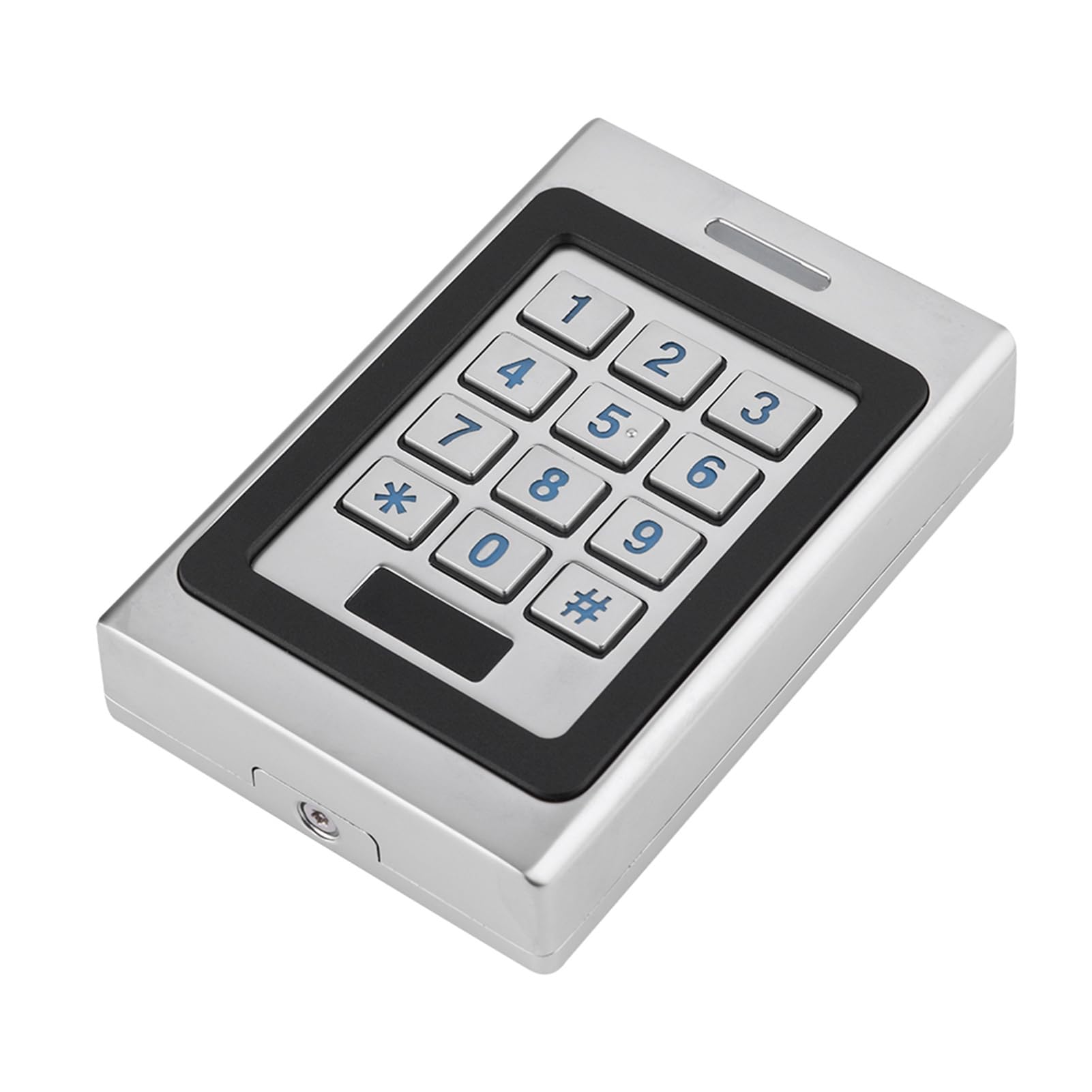Contrôleur d'Accès Porte Sécurisé IP67 avec Clavier Système d'Ouverture par/Carte (3000 Utilisateurs) -Intrusion Alarme et Clavier Lumineux pour Extérieur/Entreprise
