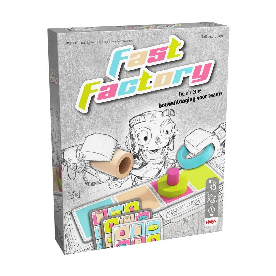 HABA Gra Fast Factory gra zręcznościowa dla dzieci Praca zespołowa.