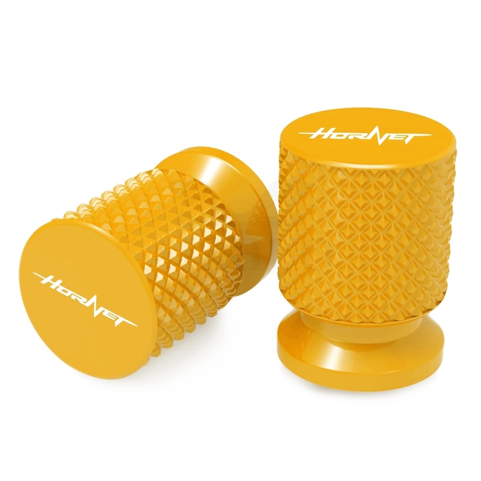 Tyre Valve Caps CNC Tyre Rim Air Port Cover FOR HDA CB599 CB600F CB919 CB900F HORNET Motorcycle Hornet Tire Valve Wheel Stem Cap (Color : GOLD)