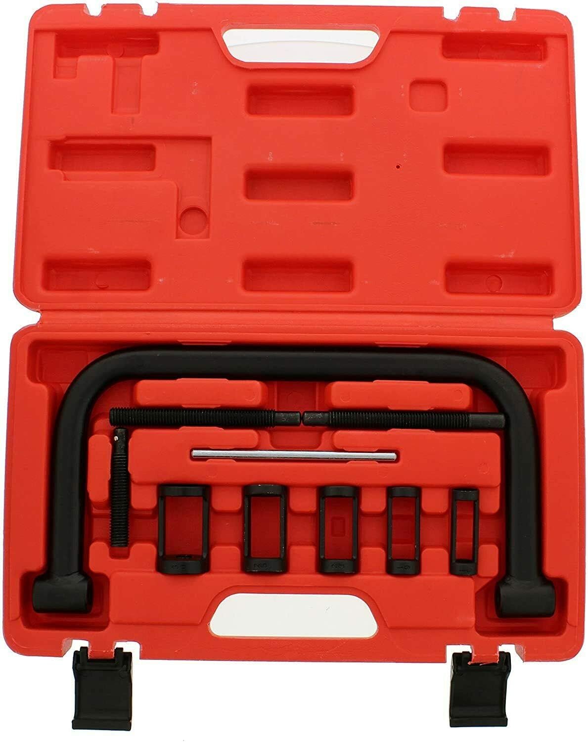 J&R Quality Tools AUTO Solid Valve Spring Compressor C Clamp Service Kit Automotive