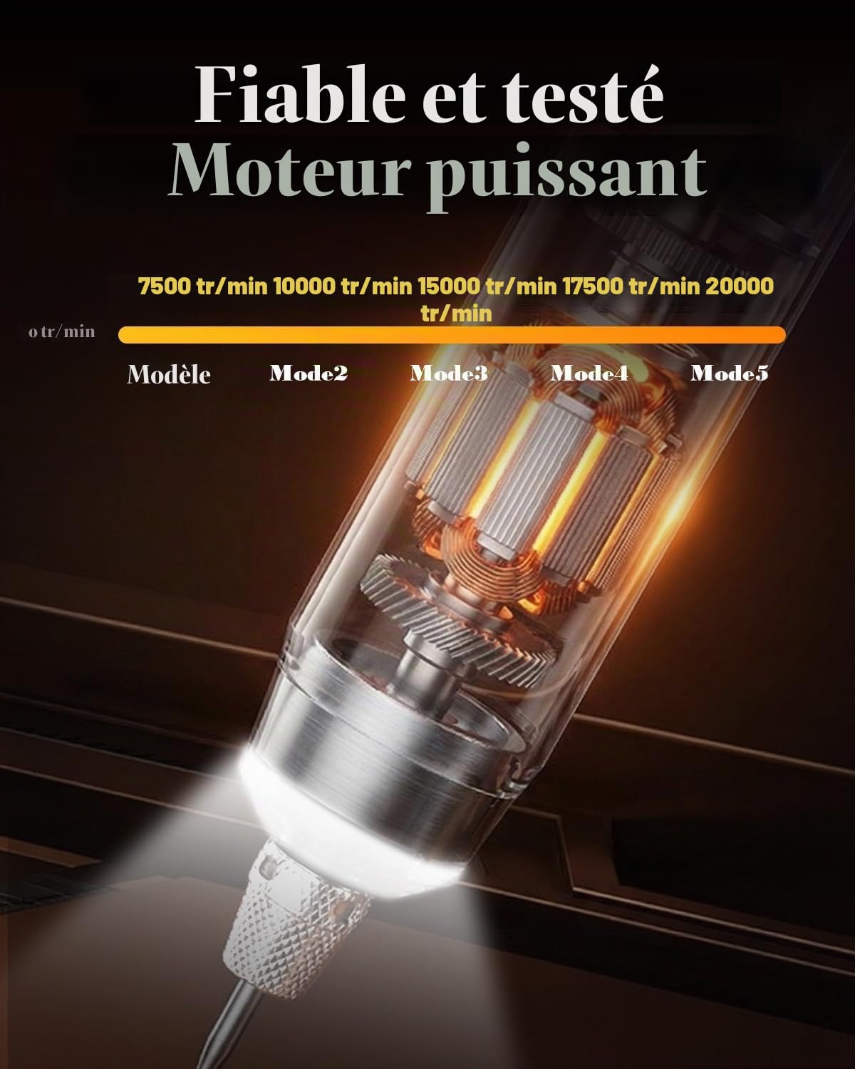 Stylo de gravure sans fil Kaibced avec 48 kits et écran LED, stylo sans fil 5 vitesses pour métal, bois, verre, plastique et tous les matériaux, cadeau d'artisanat rechargeable USB pour les débutants
